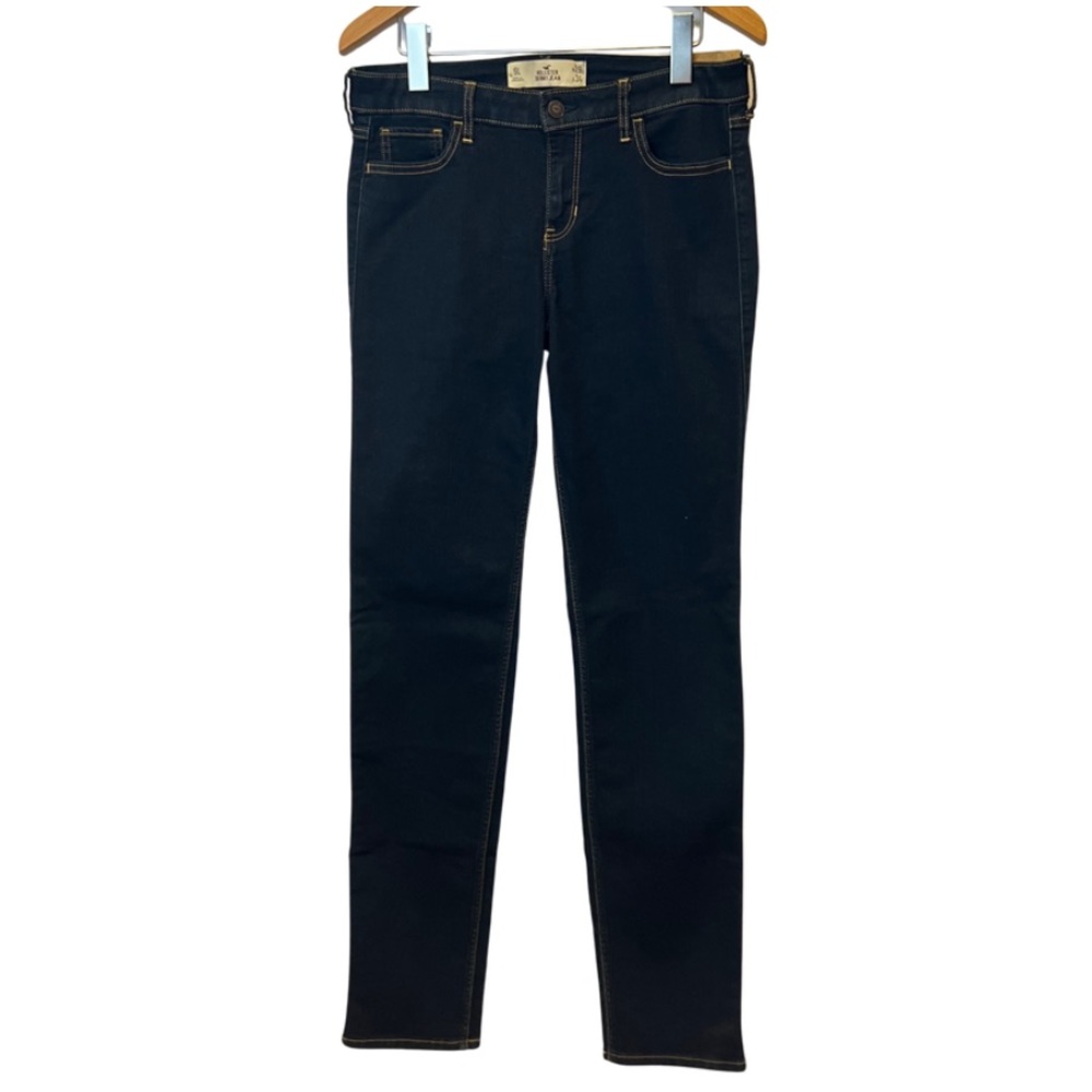 Hollister Womens Dark Denim Skinny Jean Pants
